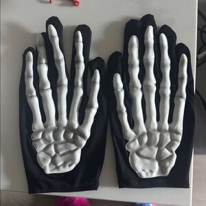 Skeleton Gloves with 3D Bone Design